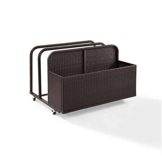 Crosley Furniture - Palm Harbor Outdoor Wicker Float Caddy - CO7303-BR veiw 1