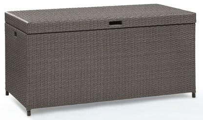 Crosley Furniture - Palm Harbor Wicker Storage Bin in Weathered Grey - CO7300-WG view 2