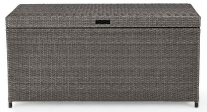 Crosley Furniture - Palm Harbor Wicker Storage Bin in Weathered Grey - CO7300-WG veiw 1