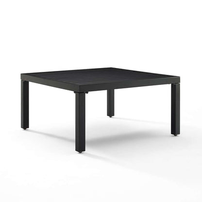 Crosley Furniture - Piermont Outdoor Metal Sectional Coffee Table Matte Black - CO6321-MB veiw 2