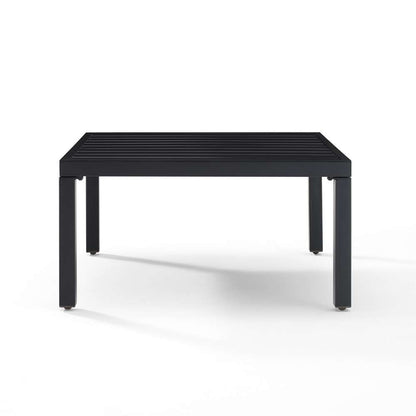 Crosley Furniture - Piermont Outdoor Metal Sectional Coffee Table Matte Black - CO6321-MB veiw 3