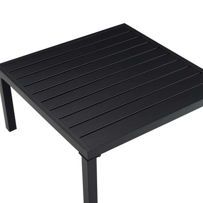 Crosley Furniture - Piermont Outdoor Metal Sectional Coffee Table Matte Black - CO6321-MB veiw 4