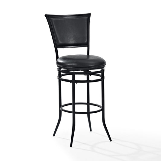 Crosley Furniture - Rachel Bar Stool in Black - CF520030BK-BK veiw 1
