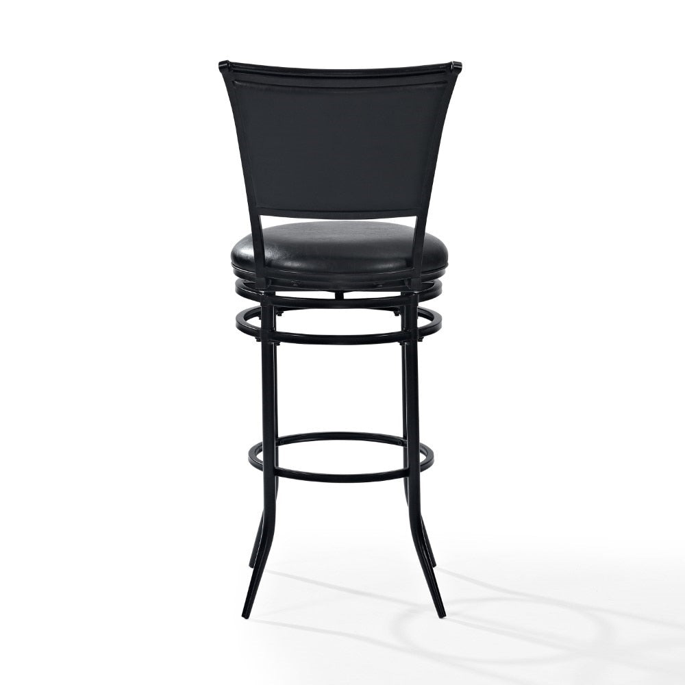Crosley Furniture - Rachel Bar Stool in Black - CF520030BK-BK veiw 8