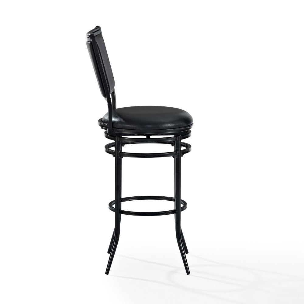Crosley Furniture - Rachel Bar Stool in Black - CF520030BK-BK veiw 10