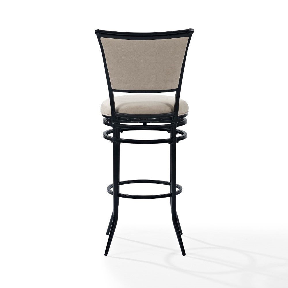 Crosley Furniture - Rachel Bar Stool - CF520030BK-WH veiw 6