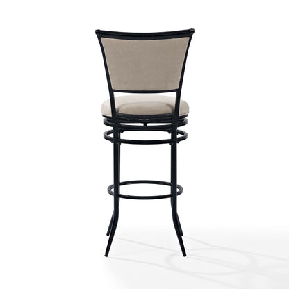 Crosley Furniture - Rachel Bar Stool - CF520030BK-WH veiw 6