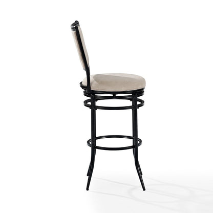 Crosley Furniture - Rachel Bar Stool - CF520030BK-WH veiw 8