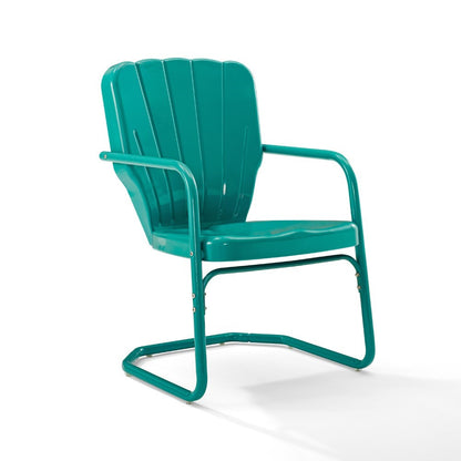 Crosley Furniture - Ridgeland Metal Chair (Set of 2) - CO1031-TU veiw 1