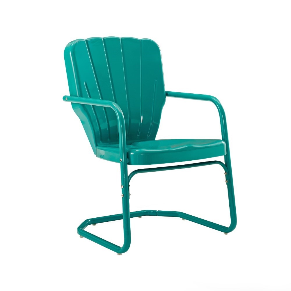 Crosley Furniture - Ridgeland Metal Chair (Set of 2) - CO1031-TU veiw 3