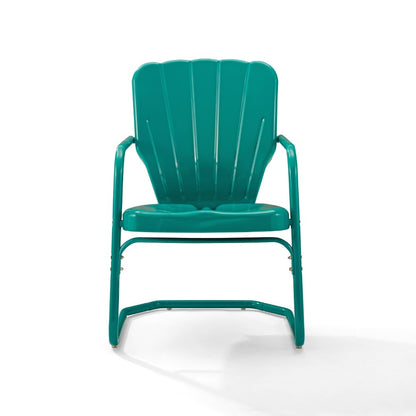 Crosley Furniture - Ridgeland Metal Chair (Set of 2) - CO1031-TU veiw 4