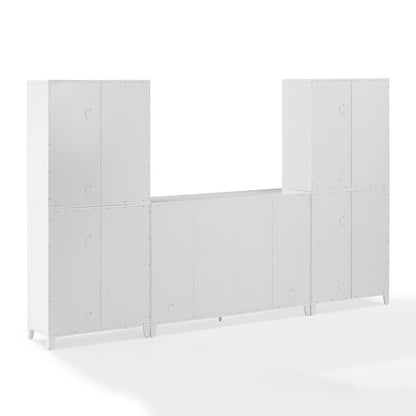 Crosley Furniture - Roarke 3-Piece Sideboard And Pantry Set - Sideboard & 2 Pantries - KF33058WH view 3