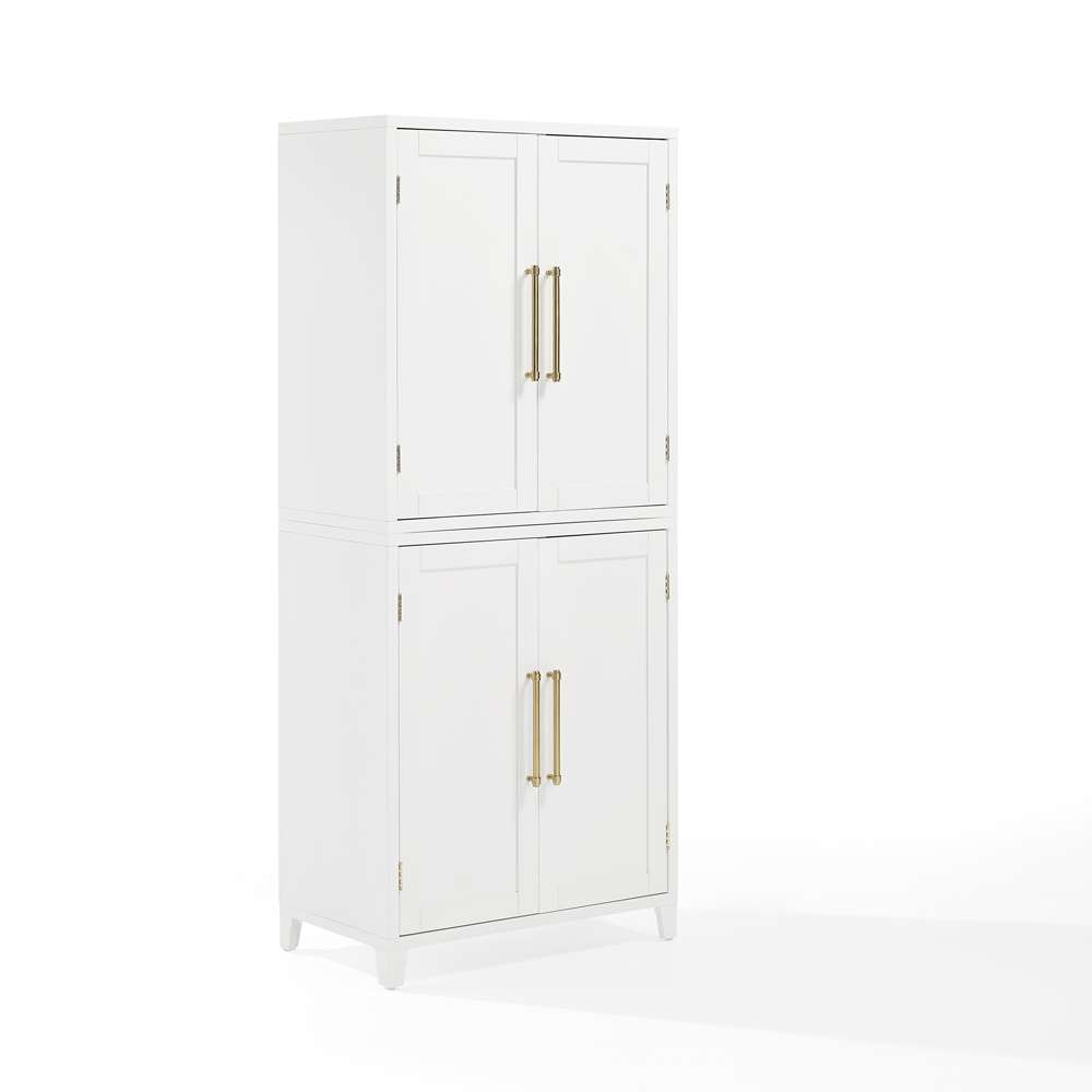 Crosley Furniture - Roarke Kitchen Pantry Storage Cabinet White - KF33051WH veiw 1