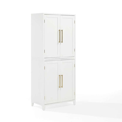 Crosley Furniture - Roarke Kitchen Pantry Storage Cabinet White - KF33051WH veiw 1
