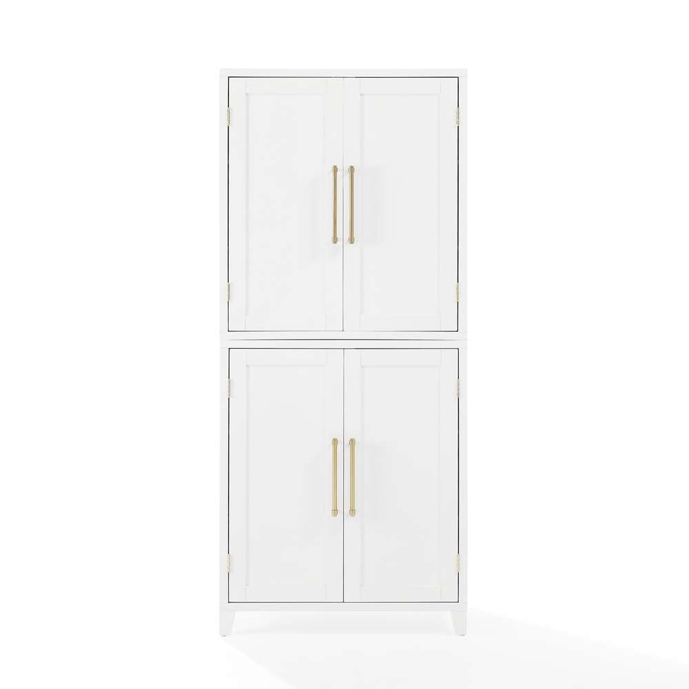 Crosley Furniture - Roarke Kitchen Pantry Storage Cabinet White - KF33051WH veiw 6