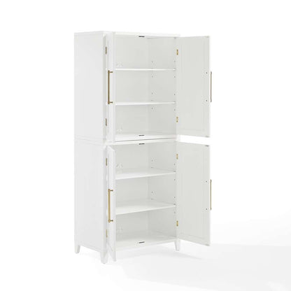 Crosley Furniture - Roarke Kitchen Pantry Storage Cabinet White - KF33051WH veiw 7