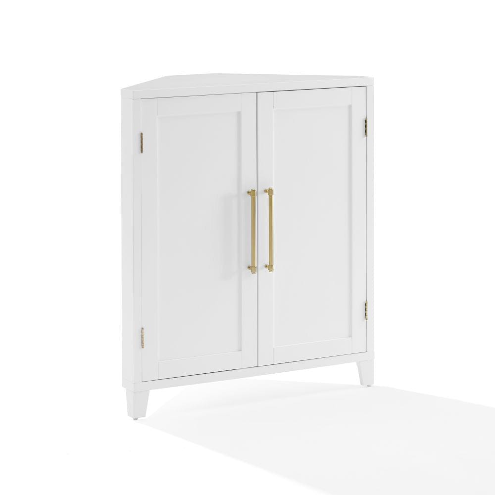 Crosley Furniture - Roarke Stackable Corner Kitchen Storage Pantry - CF3132-WH view 1