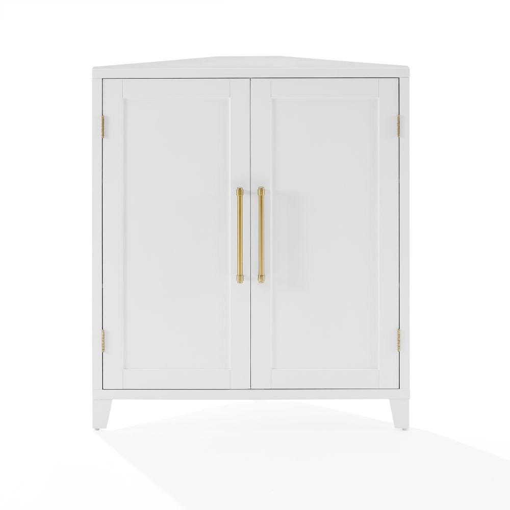 Crosley Furniture - Roarke Stackable Corner Kitchen Storage Pantry - CF3132-WH view 2