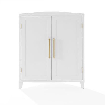Crosley Furniture - Roarke Stackable Corner Kitchen Storage Pantry - CF3132-WH view 2