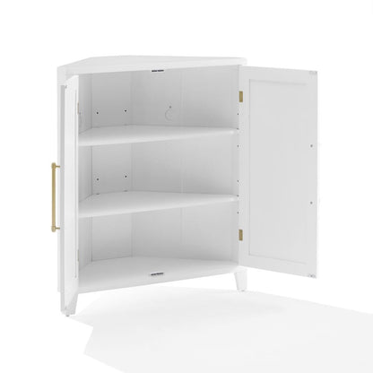 Crosley Furniture - Roarke Stackable Corner Kitchen Storage Pantry - CF3132-WH view 3