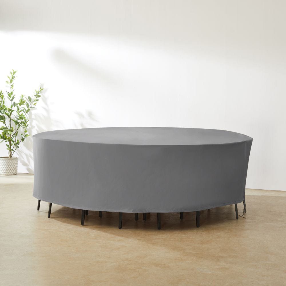 Crosley Furniture - Round Outdoor Furniture Cover For Patio Set - CO7521-GY view 6