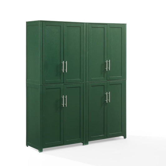 Crosley Furniture - Savannah 2-Piece Kitchen Storage Pantry Set - 2 Pantries - KF33020HG view 1