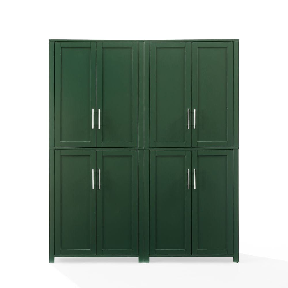 Crosley Furniture - Savannah 2-Piece Kitchen Storage Pantry Set - 2 Pantries - KF33020HG view 2