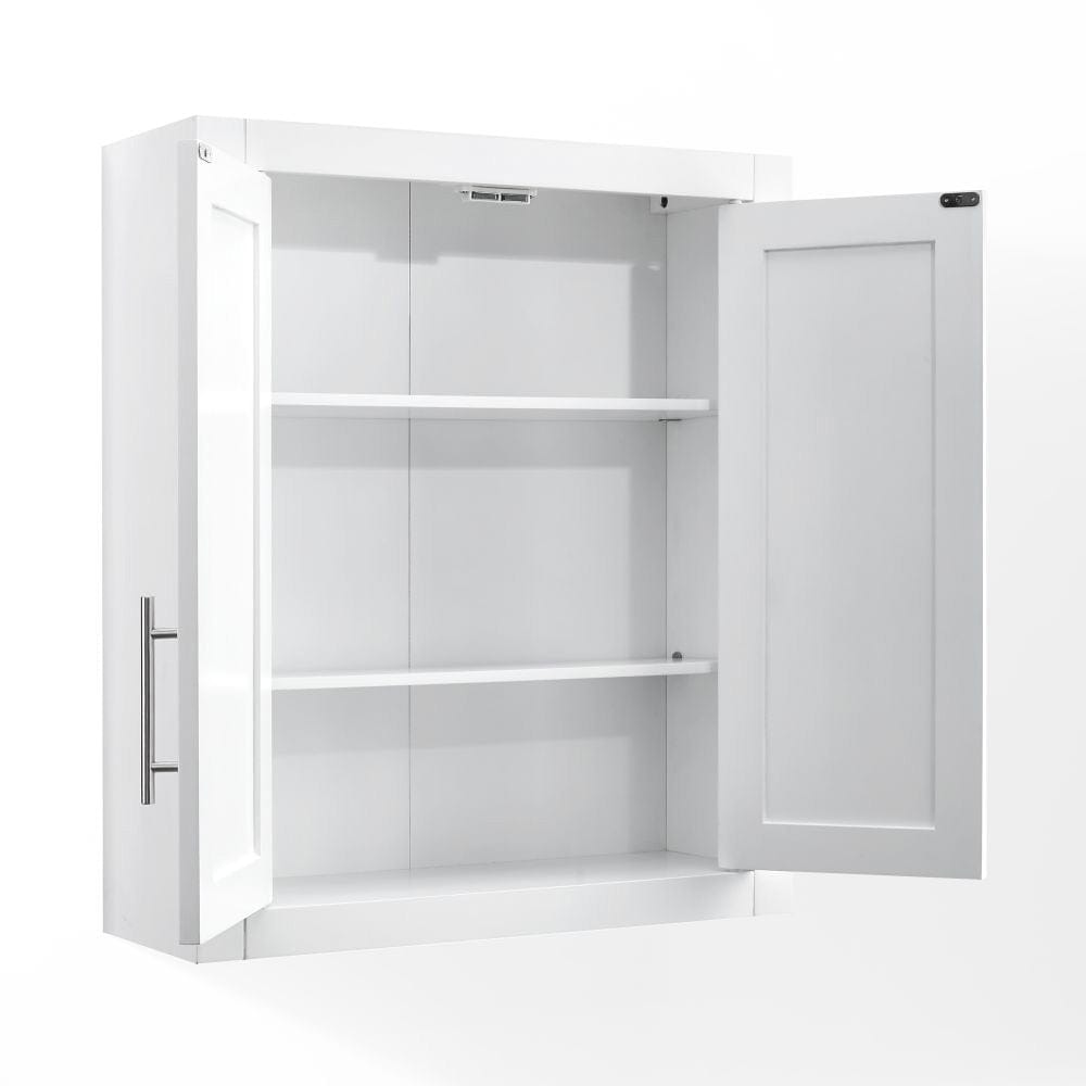 Crosley Furniture - Savannah 2Pc Wall Kitchen Storage Cabinet - 2 Wall Cabinets - KF33092WH view 3