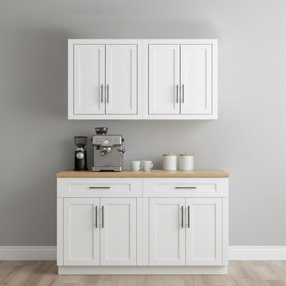 Crosley Furniture - Savannah 2Pc Wall Kitchen Storage Cabinet - 2 Wall Cabinets - KF33092WH view 6