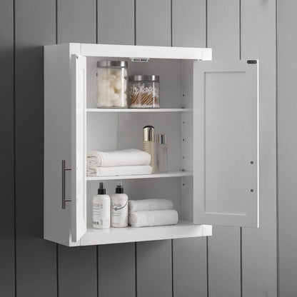 Crosley Furniture - Savannah 2Pc Wall Storage Cabinet - 2 Wall Cabinets - KF33090WH view 8