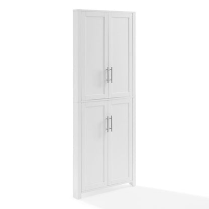 Crosley Furniture - Savannah Corner Pantry - CF3140-WH view 1