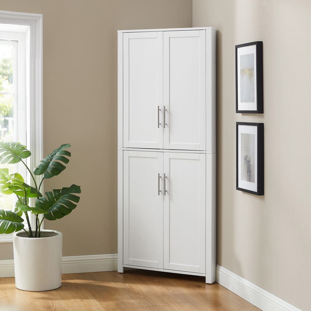 Crosley Furniture - Savannah Corner Pantry - CF3140-WH view 9