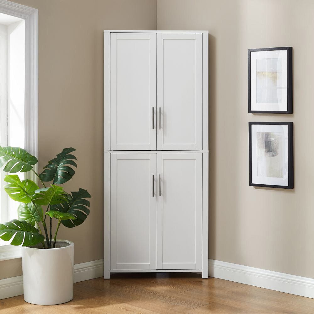 Crosley Furniture - Savannah Corner Pantry - CF3140-WH view 0