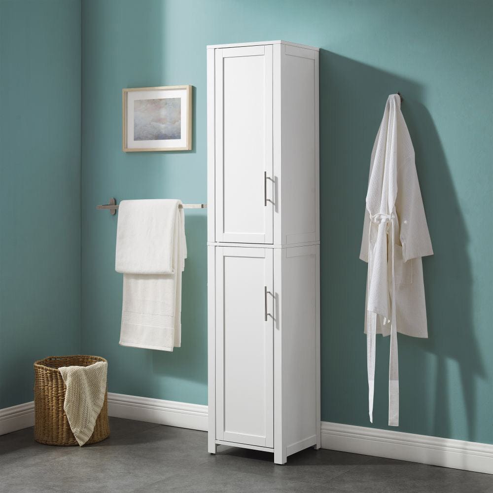 Crosley Furniture - Savannah Linen Storage Cabinet - CF7029-WH view 6