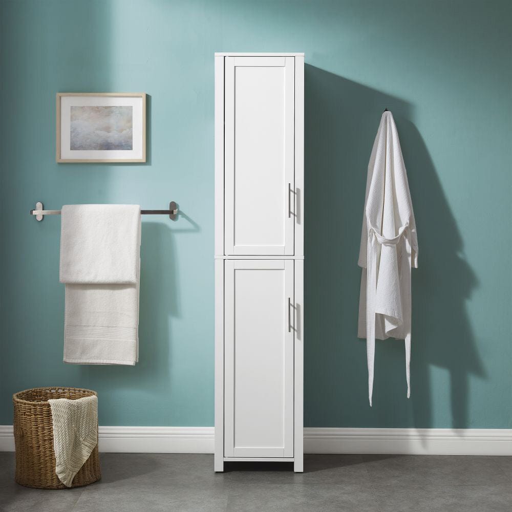 Crosley Furniture - Savannah Linen Storage Cabinet - CF7029-WH view 7