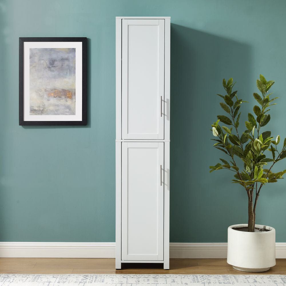 Crosley Furniture - Savannah Linen Storage Cabinet - CF7029-WH view 0