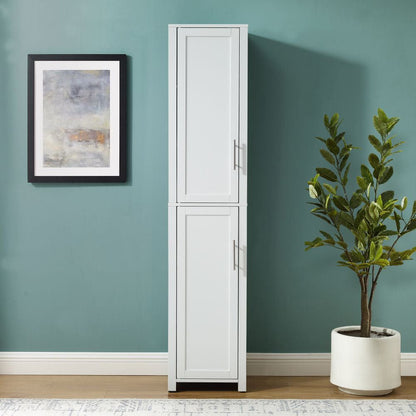 Crosley Furniture - Savannah Linen Storage Cabinet - CF7029-WH view 0
