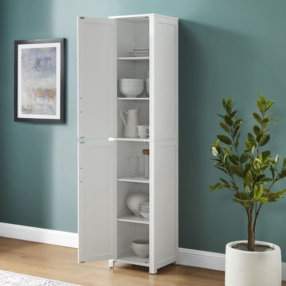 Crosley Furniture - Savannah Linen Storage Cabinet - CF7029-WH view 1