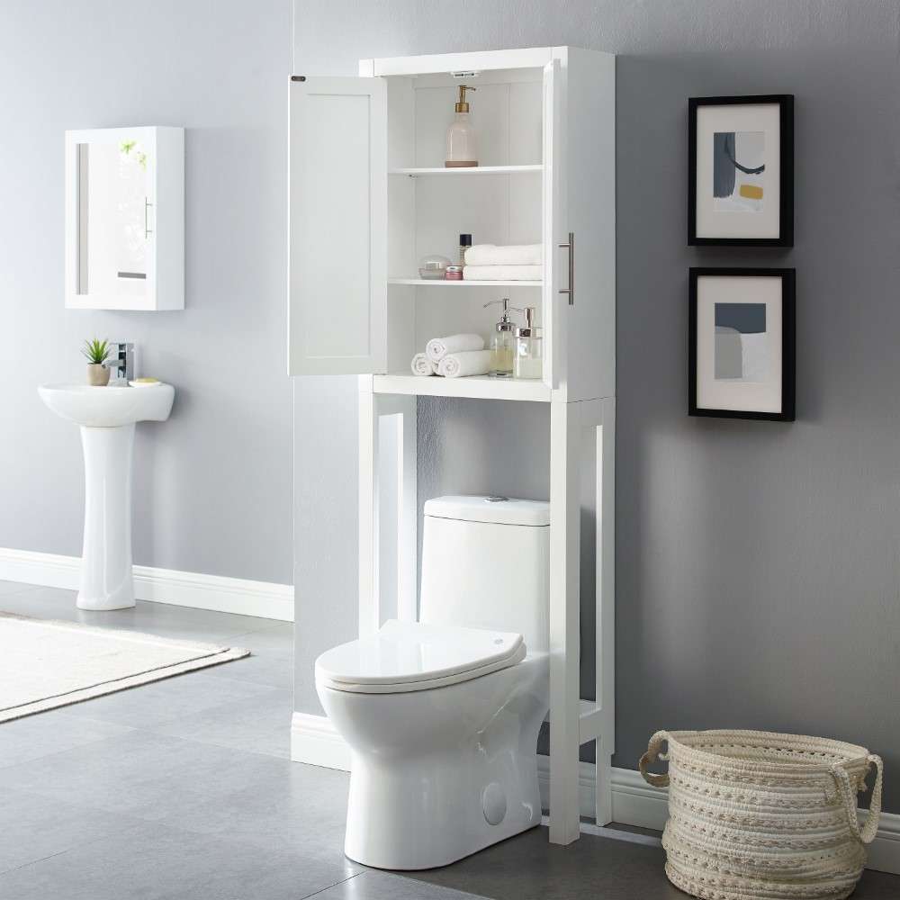 Crosley Furniture - Savannah Space Saver White - CF7025-WH veiw 3