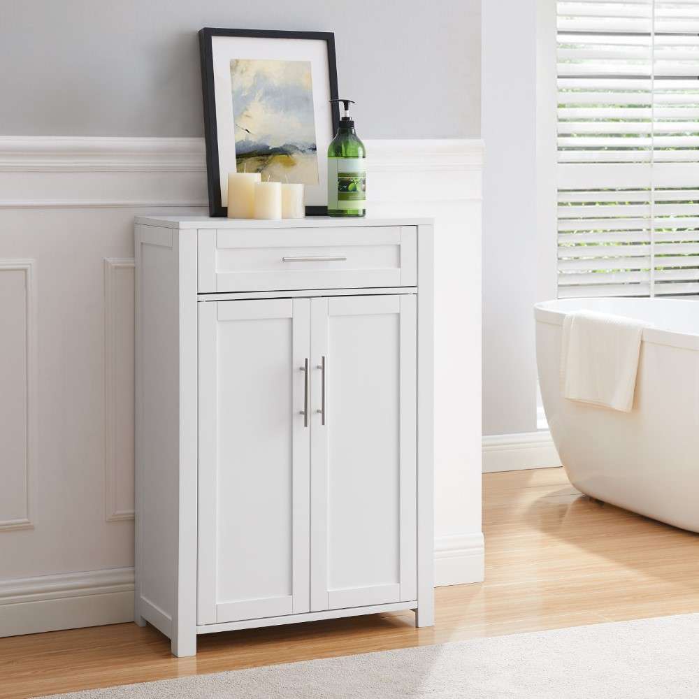 Crosley Furniture - Savannah Storage Cabinet White - CF3116-WH veiw 4