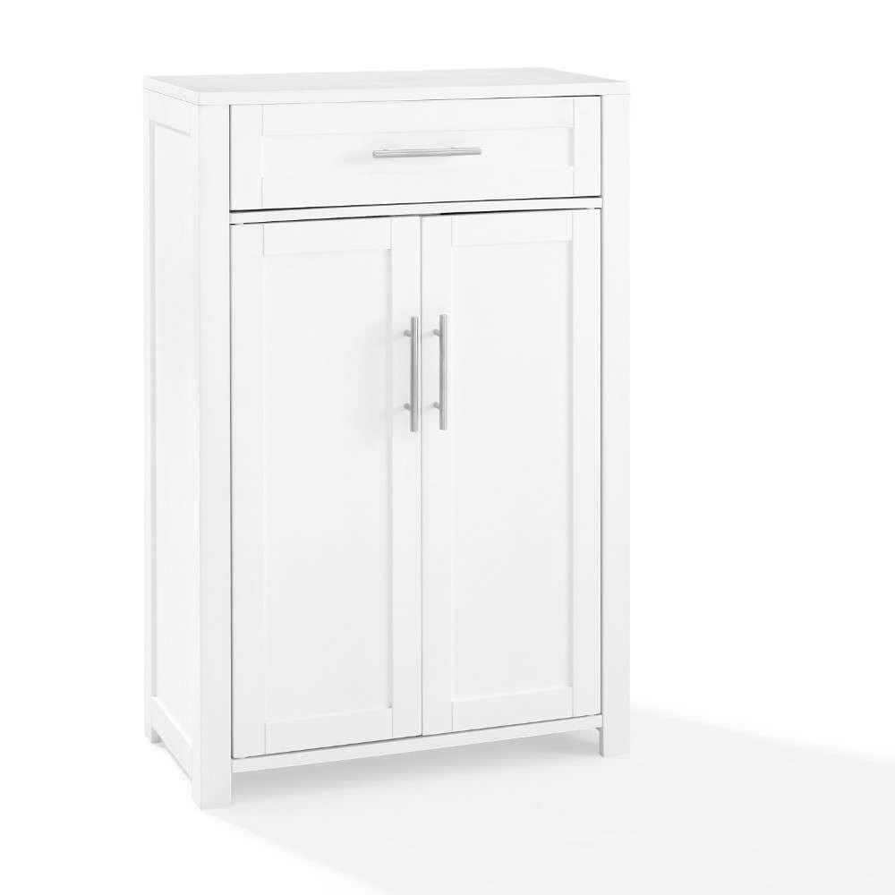 Crosley Furniture - Savannah Storage Cabinet White - CF3116-WH veiw 9