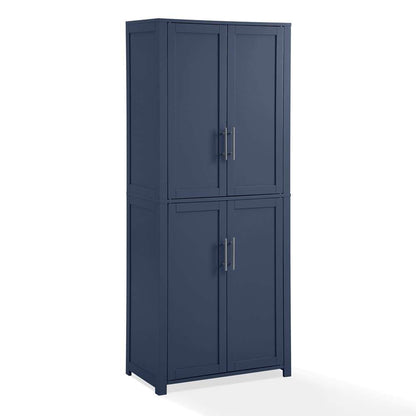 Crosley Furniture - Savannah Tall Kitchen Storage Pantry Navy - CF3115-NV veiw 1