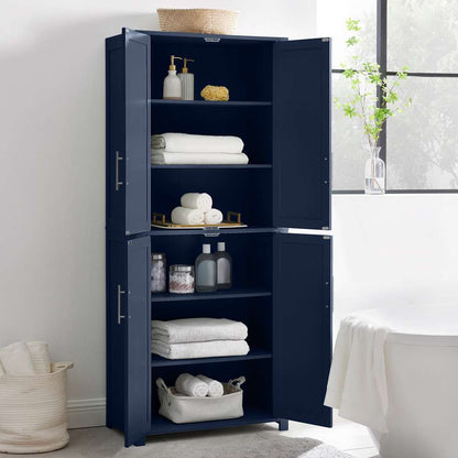 Crosley Furniture - Savannah Tall Kitchen Storage Pantry Navy - CF3115-NV veiw 3