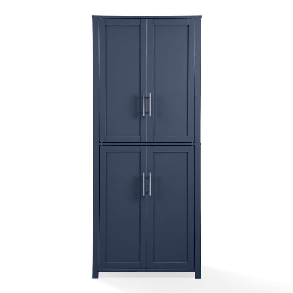 Crosley Furniture - Savannah Tall Kitchen Storage Pantry Navy - CF3115-NV veiw 9