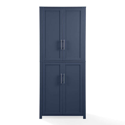 Crosley Furniture - Savannah Tall Kitchen Storage Pantry Navy - CF3115-NV veiw 9