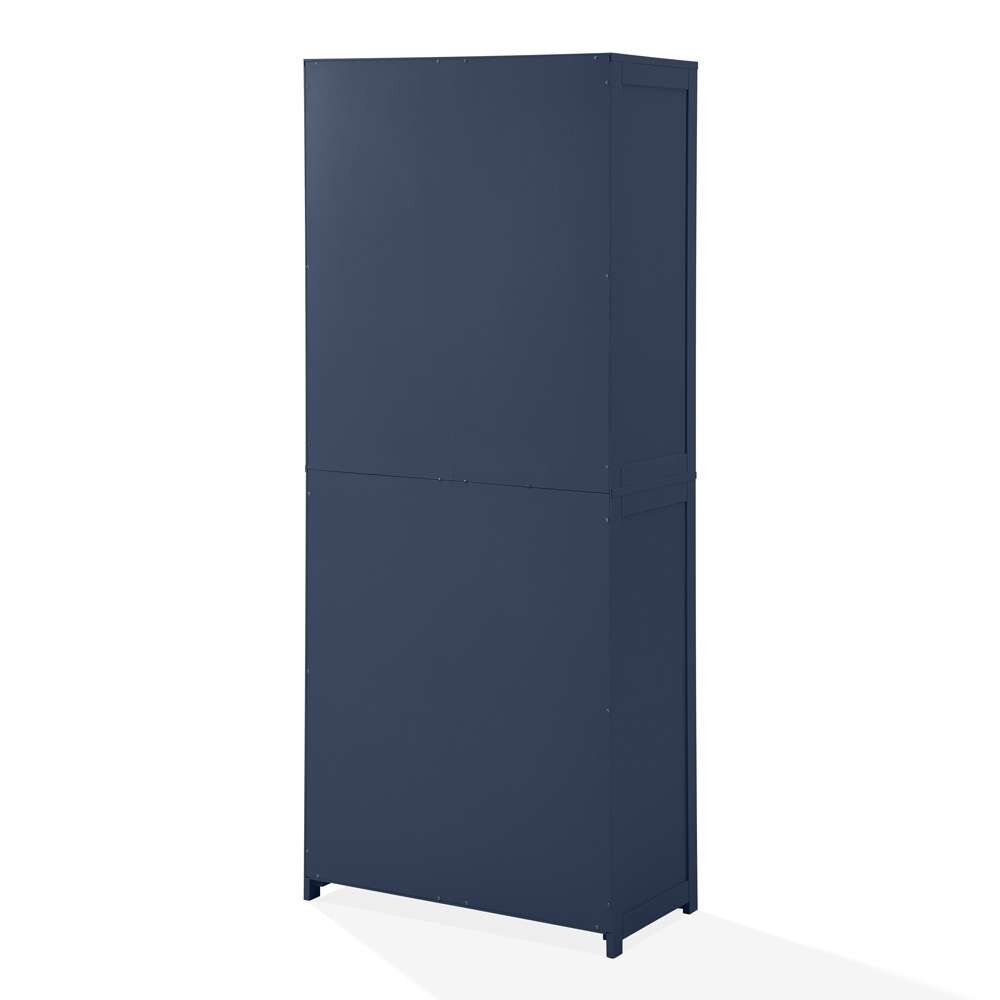 Crosley Furniture - Savannah Tall Kitchen Storage Pantry Navy - CF3115-NV veiw 11