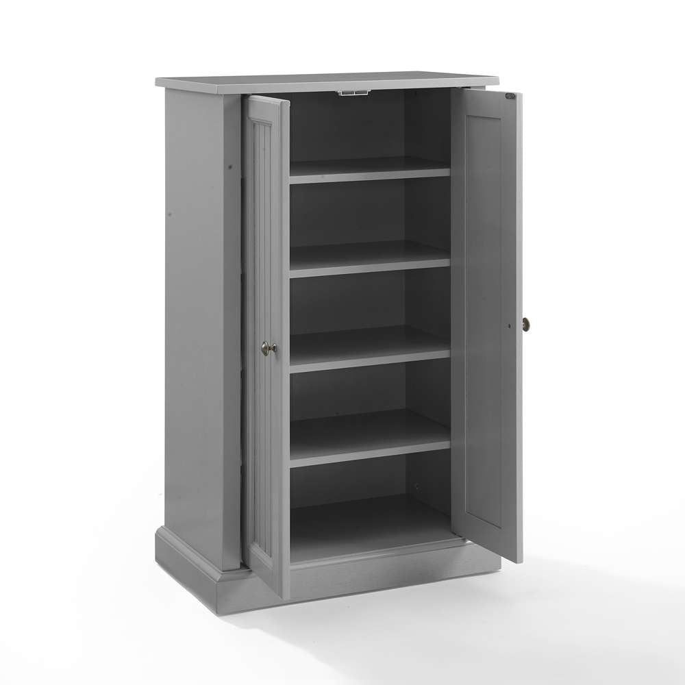 Crosley Furniture - Seaside Accent Cabinet Distressed Gray - CF3106-GY veiw 4
