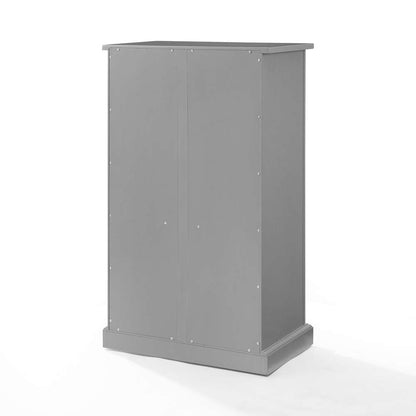 Crosley Furniture - Seaside Accent Cabinet Distressed Gray - CF3106-GY veiw 5