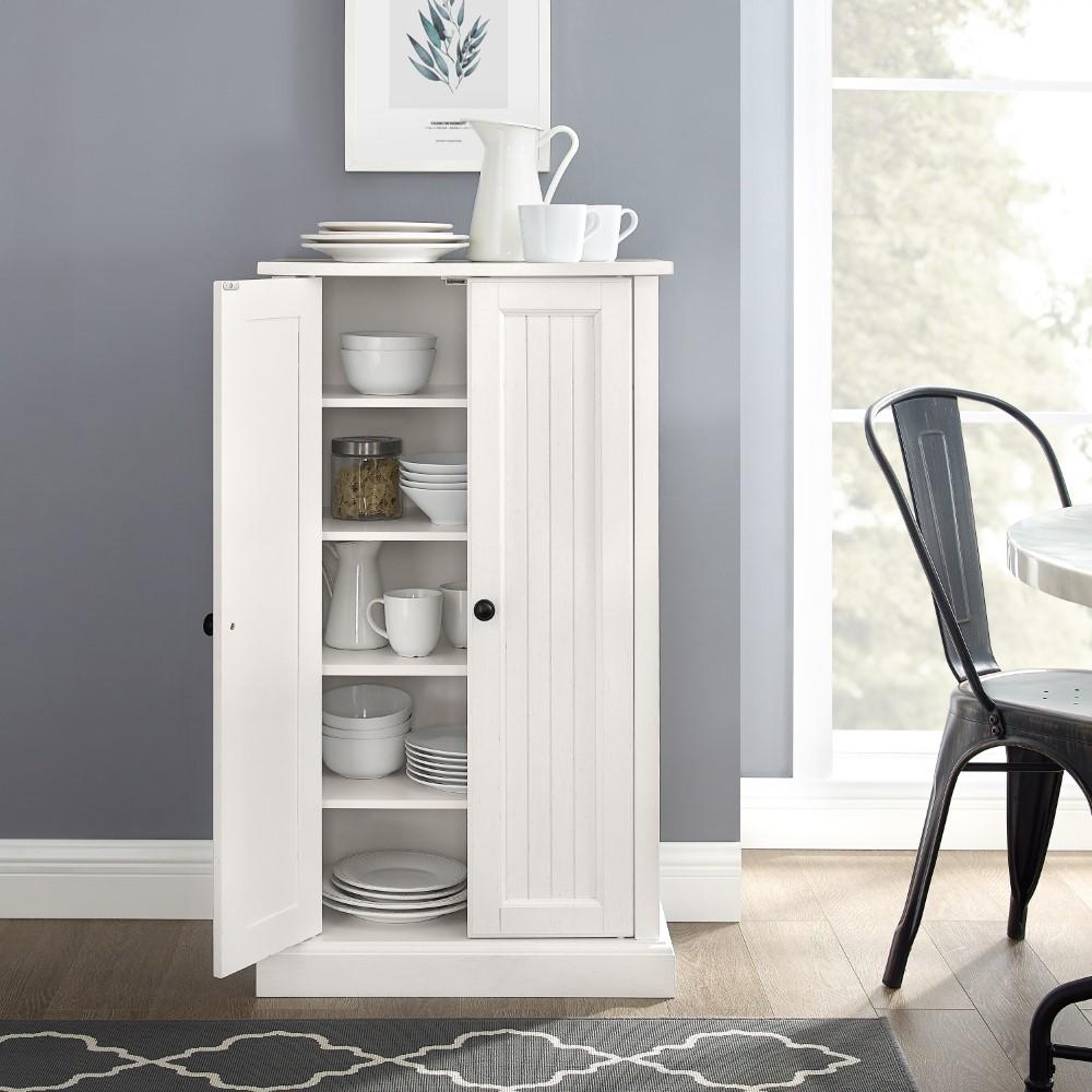 Crosley Furniture - Seaside Accent Cabinet White - CF3106-WH veiw 6