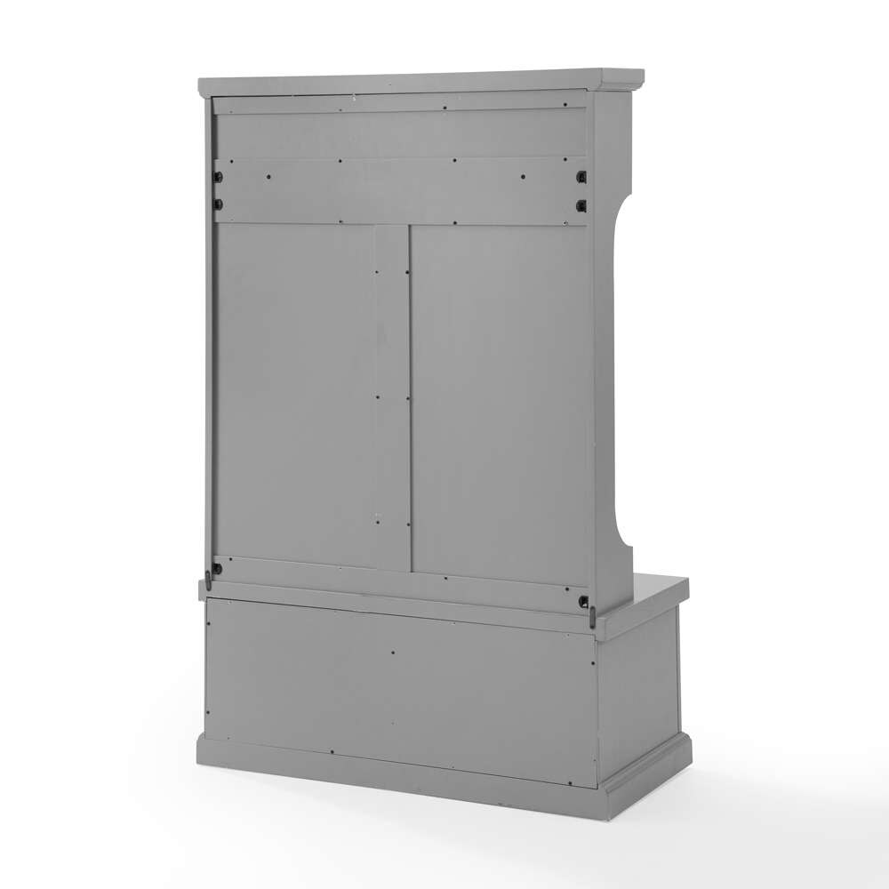 Crosley Furniture - Seaside Hall Tree Distressed Gray - CF6006-GY veiw 5